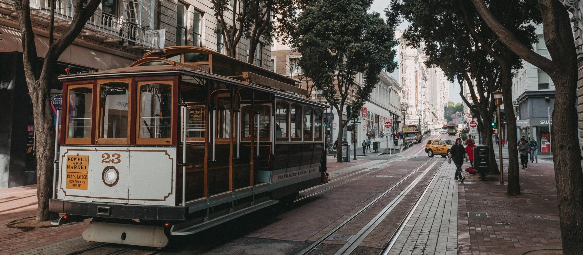 Zabytkowy tramwaj w San Francisco